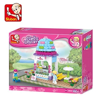 Image of Sluban SlubanM38 B0525 Ice Cream Shop Building Bricks Set