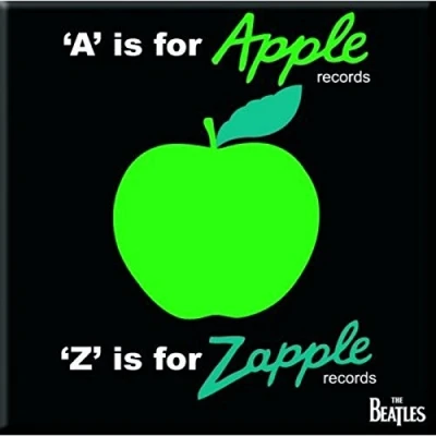 Image of Beatles Apple / Zapple steel fridge magnet (ro)