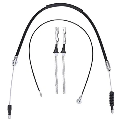 Image of Akozon Handbrake Cable 4Pcs Rear Set Fit for Opel Corsa C 1.0, 1.2 &amp; 1.3 CDTi