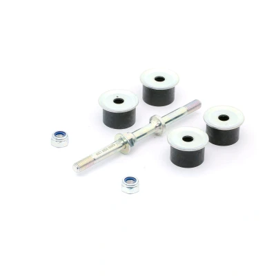 Image of 5461835F10 Anti roll bar link FEBI BILSTEIN 42600 Rear Axle Left, Right M8 x 1,25 with bearings, nuts washers Steel silver