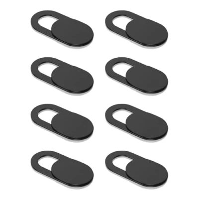 Image of Webcam Cover Slide Laptop Camera Compatible with iPhone iPad MacBook Pro PC iMac Cell Phone Ultra Thin 0.027in Blocker Slider Protect Your Privacy Security 8Pack
