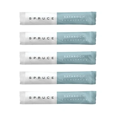 Image of Spruce Bathroom Cleaning Refills, 5 x Plastic Free Concentrated Refills for Soap Scum and Limescale. Shower Bath refillable cleaning, Non Toxic &amp; Eco Friendly