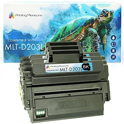 Image of Compatible MLT D203L Toner Cartridge for Samsung ProXpress SL M3320 M3320ND M3370FD M3820 M3820ND M3820DW M3870 M3870FD M3870FW M4020 M4020ND M4020NX M4070 M4070FR Black, High Yield (5,000 Pages)