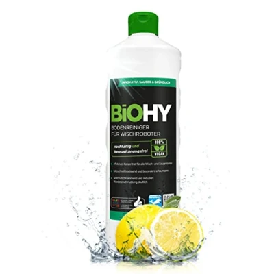 Image of BiOHY Floor Cleaner for wiping robots (1l Bottle) Concentrate all &amp; suction with wet function sustainable ecological (Wischroboter)