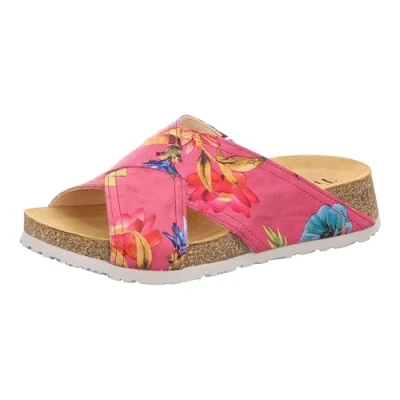 Image of THINK! Women&#039;s KOAK_3 000537 Chrome Free Tanned Sustainable Mules, 9020 Fuxia, 4 UK