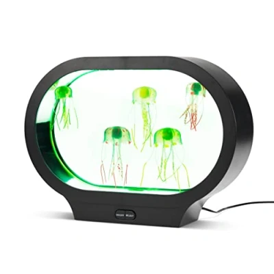 Image of RED5 Oval Realistic Jellyfish Tank Lamp Mains Powered Colour Changing LED Light