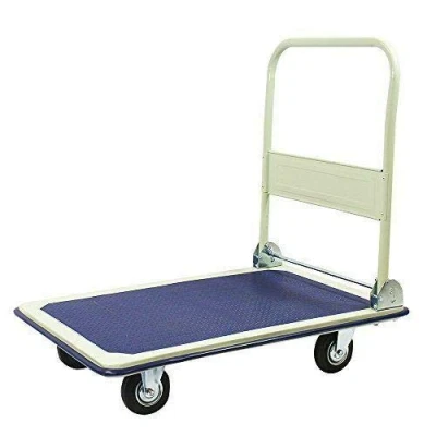 Image of TMZ Heavy Duty Folding Trolley Cart 150Kg Platform Flat Hand Barrow Sack comfortable.