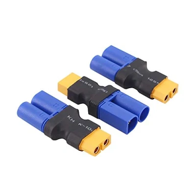 Image of OliRC 3pcs Male EC5 Losi to Female XT60 Connector Adapter for LiPO Battery(C76 3)