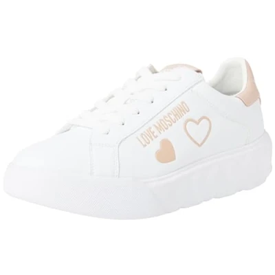Image of Love Moschino Women&#039;s JA15904G0H Sneakers, White, 6 UK