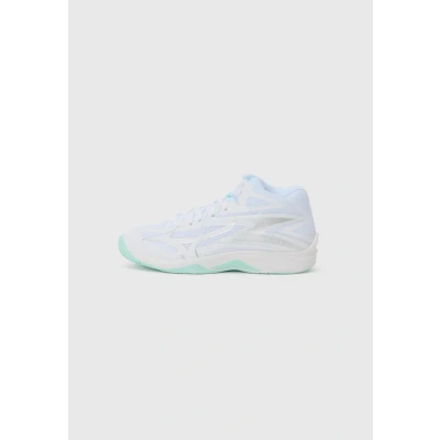 Image of Mizuno THUNDER BLADE Z MID Volleyball Shoes White/Blue Tint Women Size 6.5