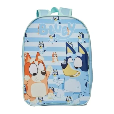 Image of Bluey &amp; Bingo Backpack Kids School Bag Childrens Boys Girls Nursery Rucksack