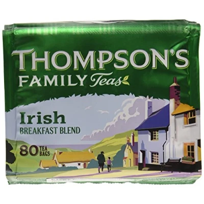 Image of Thompsons Irish Breakfast Tea 6 x 80 Bags, 1.5 kg