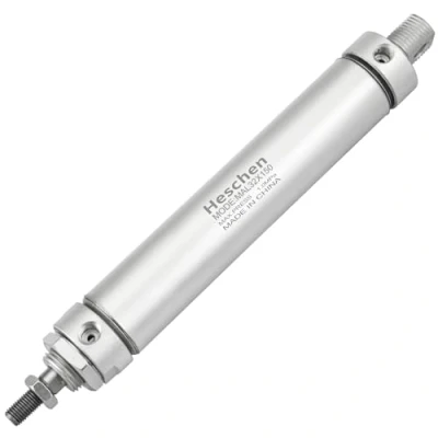 Image of Heschen Pneumatic slim Air Cylinder, MAL 32 150, PT1/8&#039;&#039; Port, 32mm Bore, 150mm Stroke, Double Acting