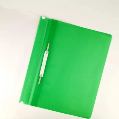 Image of D.RECT Flat File Polypropylene A4 without Perforation Green Pack of 25
