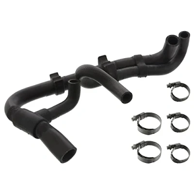 Image of 1733735, 1733735S1 Radiator Hose FEBI BILSTEIN 49134 20, 26, 32mm EPDM (ethylene propylene diene Monomer (M class) rubber) with clamps BMTS Turbo NEW