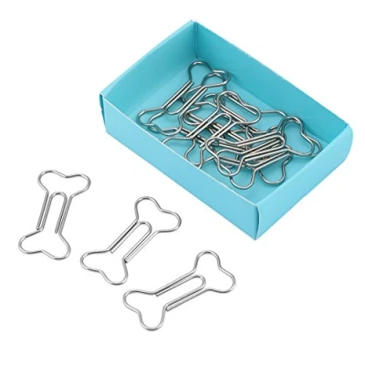 Image of Paperclips, Creative Bone Shaped Paper Clips/Bookmark/Marking Document Organizing Clip.Stationery Supplies/Office Product