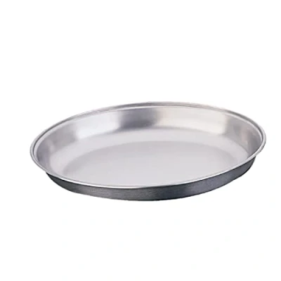 Image of Olympia Oval 12in Undivided Vegetable Dish Made of Stainless Steel