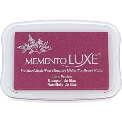 Image of Tsukineko Memento Luxe Mixed Media Ink Pad Lilac Posies