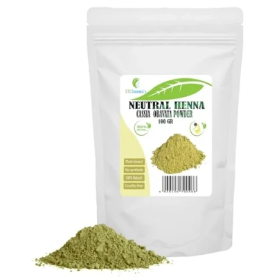 Image of cassia Obovata Powder (Neutral Henna, powder) 100 gr Has conditioner and scalp balancing properties, gives strength shine, improves the appearance of hair.