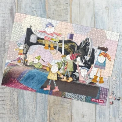 Image of Sewing Gnomes 1000 Piece Boxed Jigsaw JIG39