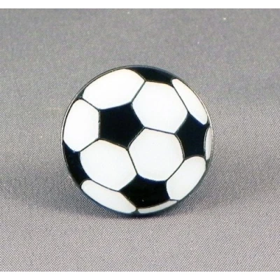 Image of Metal Enamel Pin Badge Football Brooch