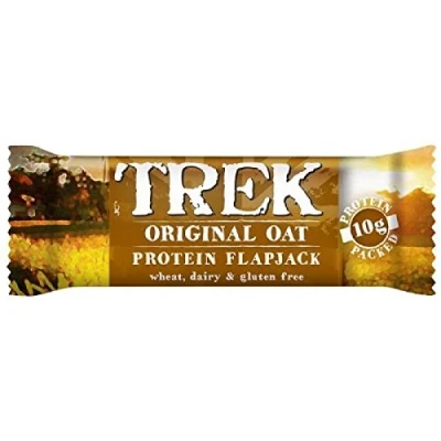 Image of Trek Flapjacks original oat protein flapjack 12 x 50g