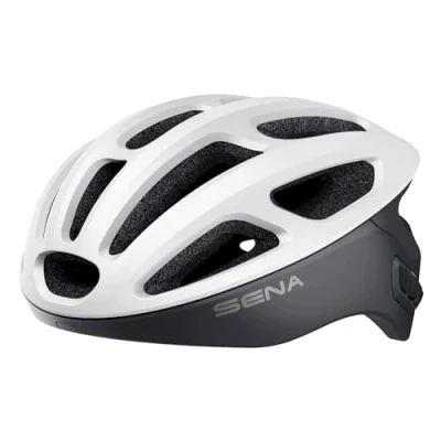 Image of Sena R1 Smart Cycling Helmet (Matte White, L)