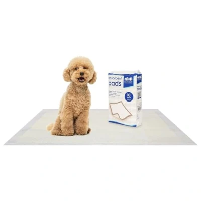 Image of Harbour Housewares Extra Large Disposable Puppy Training Pads 60cm x 89cm 10x Absorbent Dog Cat Kitten Wee Toilet Potty Mats