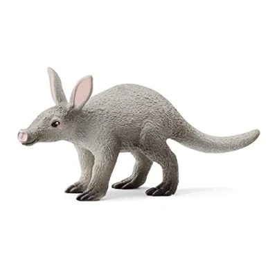 Image of SCHLEICH 14863 Aardvark Wild Life Toy Figurine for children aged 3 8 Years, Grey