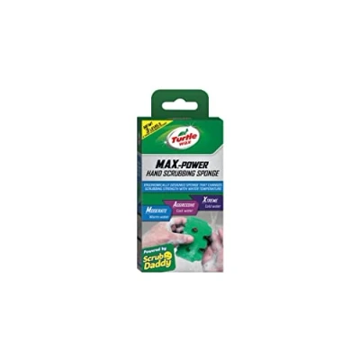 Image of Turtle Wax 53046 Max Power Hand Scrubbing Sponge Dirt Car Care Cleaning