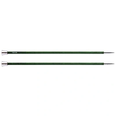 Image of KnitPro Royale: Knitting Pins: Single Ended: 40cm x 5.50mm, Birchwood, brass, Multi Colour, 5.5mm