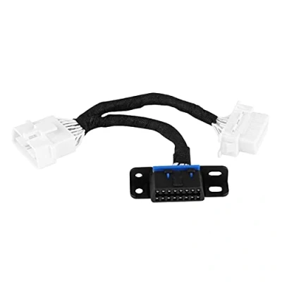 Image of OBD2 Extension Cable, Universal 16Pin Male to Dual Female Cable Splitter Adapter Y