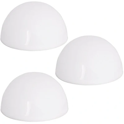 Image of Deuba® 3X Solar Dome LED Garden Lights Wireless Automatic Twilight Sensor Outdoor Lighting IP44 Weatherproof Wall or Floor Mountable Decorative Ball Light