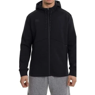 Image of Canterbury Men&#039;s Full Zip Tech Hoody, Tracksuit Top, Black, 2XL