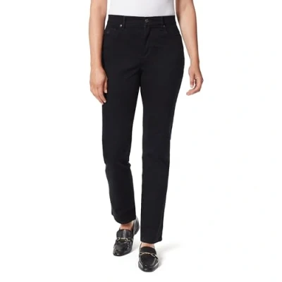 Image of Gloria Vanderbilt Women&#039;s Classic Amanda High Rise Tapered Jean, Black, 8 Short
