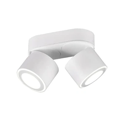Image of Trio Leuchten Taurus 652910231 LED Recessed Ceiling Light with 2X 3.5 Watt and 1.5 LEDs Matte White
