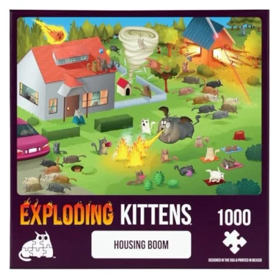 Image of Exploding Kittens PBOOM 1K 6 Puzzle, Multi