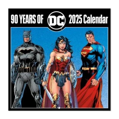 Image of Grupo Erik DC Comics Wall Calendar 2025 12&quot; x Square 2025, Planner Family Batman