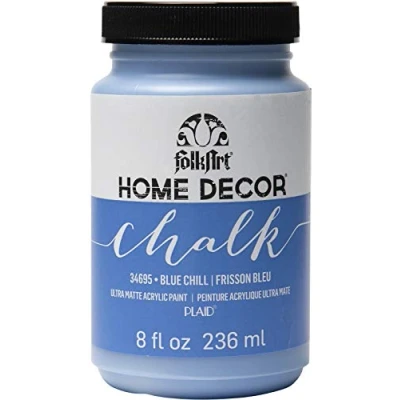 Image of Plaid PE34695 Folk Art Home Decor Chalk, Blue Chill, 8 oz.