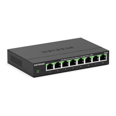 Image of Netgear MS308 8 Port 2.5 Gbit Switch Multi Gigabit LAN (Network with 1G/2.5G, Desktop or Wall Mounting)