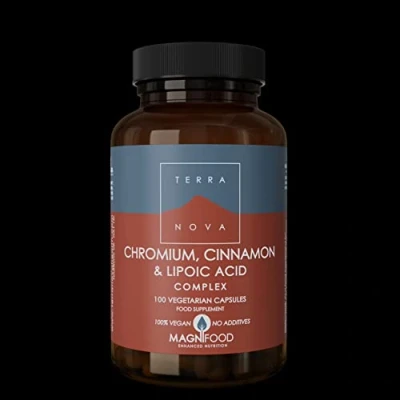Image of Terranova Chromium, Cinnamon &amp; Lipoic Acid Complex 100 Vegicaps