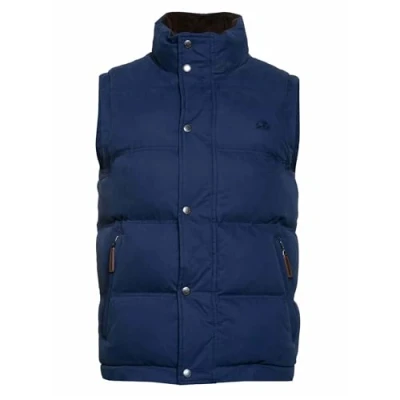 Image of Raging Bull Mens Classic Padded Gilet Navy Size 2XL