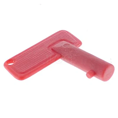 Image of Red Plastic Battery Isolator Key Suitable for Medium Duty