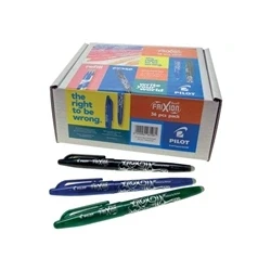 Image of Pilot FriXion Rollerball Pens Classpack Black Blue Green (Pack of 36)