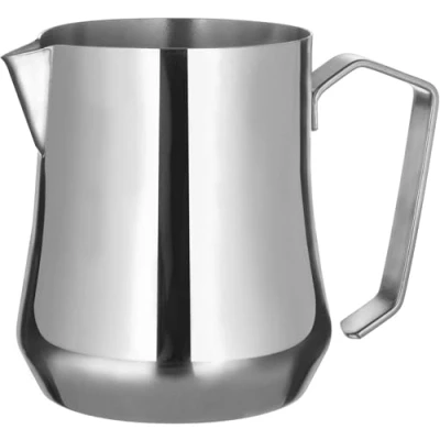 Image of Motta Stainless Steel Tulip Milk Pitcher/Jug, 17 fl. oz., Silver