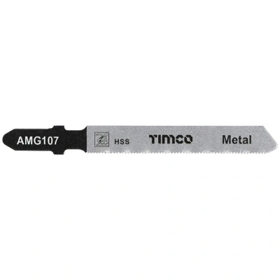 Image of 4x TIMCO Jigsaw Blades Metal Cutting HSS T118G AMG107 Pack of 5