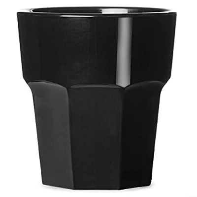 Image of BBP BB 090 1BL NS Rocks Tumbler Polycarbonate, 256 mL, 9 oz., Black (Pack of 36)