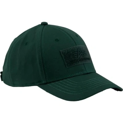 Image of Alpha Industries VLC Cap Unisex Basecap Baseball, Navy Green, One Size