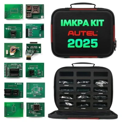 Image of Autel MaxiIM IMKPA Expanded Key Programming Adapter Kit, Compatible with XP400 PRO Fob Programmer, Working IM608 PRO, II, IM608S IM508S