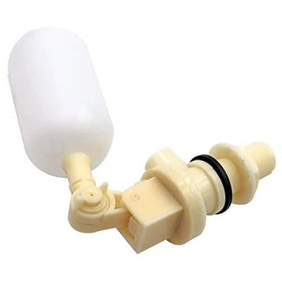 Image of Lucky Farm 1 Pack 1/2&quot; Water Float Valve with Adjustable Arm, Oiginal Ball Shut Off for Automatic Waterer Bowl Tank Trough Horse Cattle Sheep Pig Dog Drinker